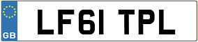 Truck License Plate